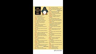 Linux command cheatsheet