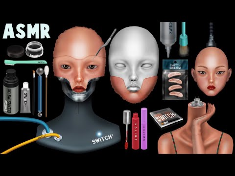 [ASMR | 스톱모션] How to make a humanoid🤖🌸 | robot repair | make over