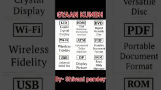 Important Computer🖥#computereducational  Abbreviations💻#fullform#cccexam2024 #computerknowledge#all