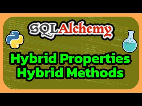 Python SQLAlchemy ORM - Hybrid Properties and Methods