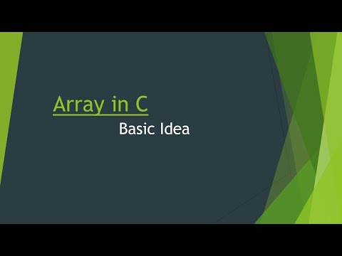 array introduction in c ।। bangla programming  tutorial
