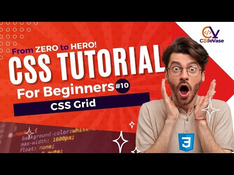 CSS Tutorial for Beginners #10 - CSS Grid for Beginners