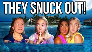 SNEAKING into the OCEAN to SWiM at MiDNiGHT! *GONE WRONG* 😳