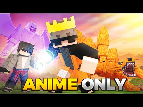 I Almost Got Killed in 'ANIME ONLY' Minecraft Server!