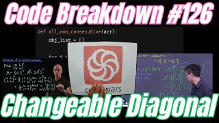 Code Breakdown #126 - Java - Changeable Diagonal