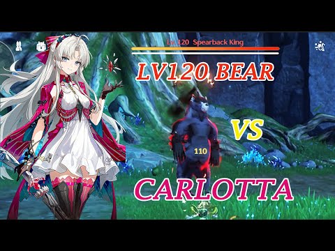 Carlotta VS  Lv120 Bear | Wuthering Waves | Gameplay