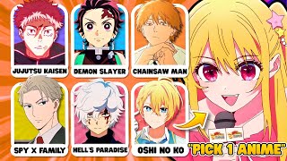 CHOOSE ONE ANIME 🏆🔥 | DELETE THE REST 🗑️ (Impossible Choices!)