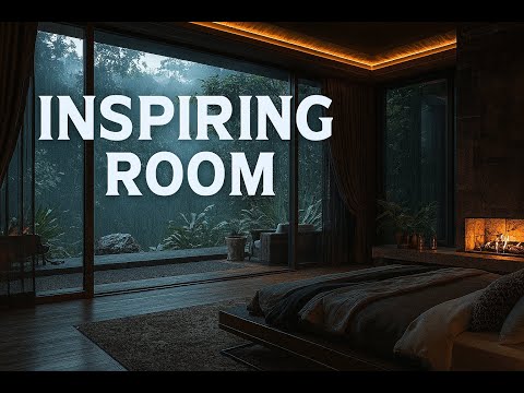 Relaxing Rainy Night in a Cozy Forest Room – Inspiring & Peaceful Ambience