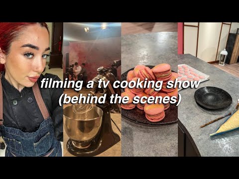 get ready & come with me to film a cooking show | vlog