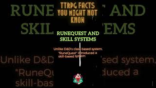 runequest and skill system #tabletop #tabletoproleplayinggames
