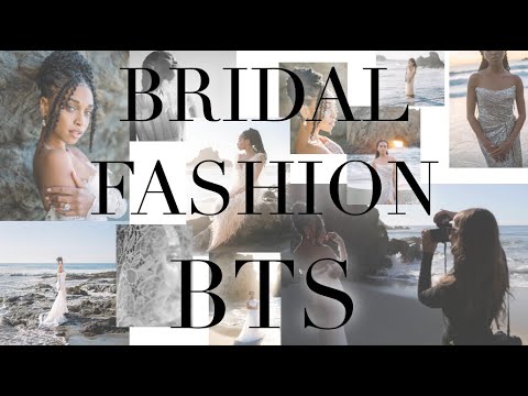 BTS | Bridal Fashion Editorial At Pfeiffer Beach, CA | Wedding Photography