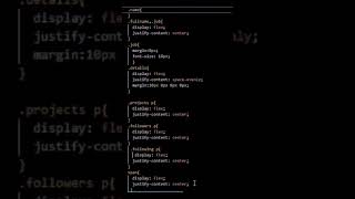 Animated Profile Card Ui Design #codingsai #shorts