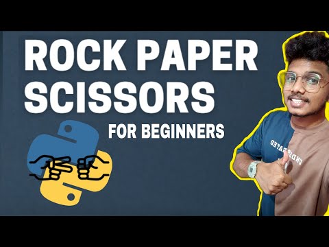 ROCK PAPER SCISSORS in Python |Beginner Tutorial