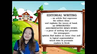 ELT-312 DISTINGUISH AMONG TYPES OF JOURNALISTIC WRITING