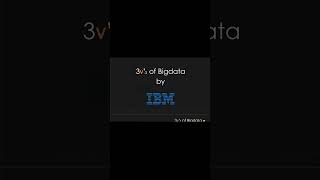 Introduction to BIGDATA. Part 1. #bigdataanalysis #bigdata #youtube #ytshort #hadoop #technology