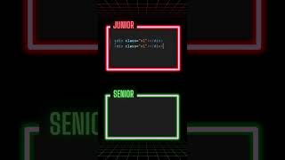 🔥 Junior vs Senior || Div tag in HTML || Frontend Developer || Shortcut Trick in HTML #designsynth