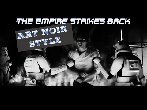 Empire Strikes Back in Noir | Star Wars Scene Reimagined