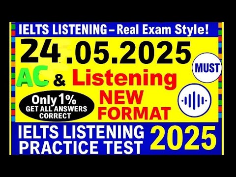 The most precious listening test for April students.... Extremely hard one.