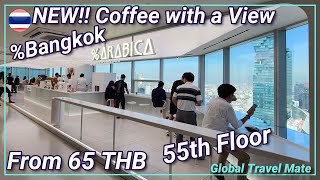Inside Bangkok %Arabica Coffee @ Empire Tower Best views in the City 🇹🇭 Thailand