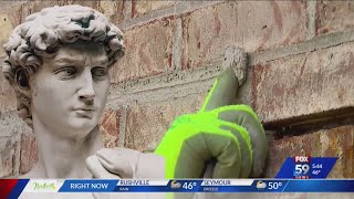 Quickly fix cracked mortar around bricks
