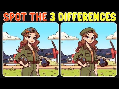 🧩🧠Genius Level Spot The Difference Challenge!《 A Little Hard 》#87