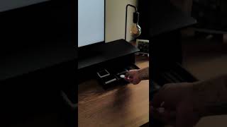 Black desk accessories  #desksetup #desklife #deskshelf
