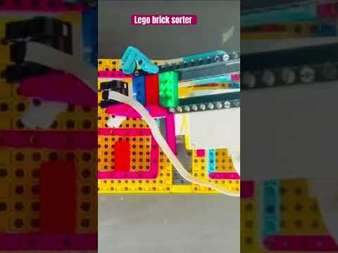 Lego brick sorter #spikeprime #legobuild #legoeducation
