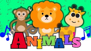 Animals Names | Fun Animal Vocabulary for Toddlers| Toddler First Words