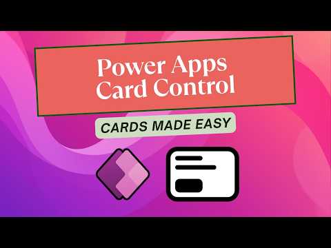 The New Power Apps Card Control!