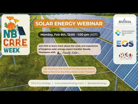 EOS Fundy Solar Energy Webinar February 2024