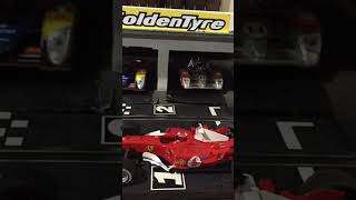 SCX Ferrari F1 Slot Car -Motor Testing Fail/Cane Corso Pup😤#slotcars #scx #canecorso #shorts