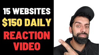 15 Websites That Will Pay You DAILY Within 24 Hours [Easy Work At Home Jobs] Reaction Video