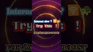 Boost Internet Speed Instantly! (100% Working) 💥 #internettrick #androidtrick #shorts