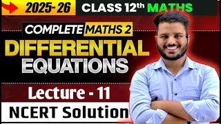 Differential Equations part -11|  chapter 9 class 12th MATHS  NCERT |  Ex. 9.5 #class12th