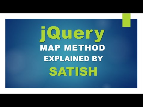 learn jQuery, How to use map method in jQuery #jquery  #jquerytutorial  #selectors #map #mapmethod