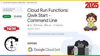 Cloud Run Functions: Qwik Start - Command Line | GSP080