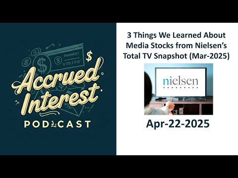 3 Things We Learned About Media Stocks from Nielsen’s TV Snapshot - Accrued Interest (4.22.25)