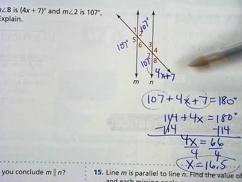 Lesson 6.8 Angles, Lines, and Transversals