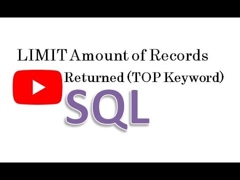 TOP and TOP PERCENT in SQL