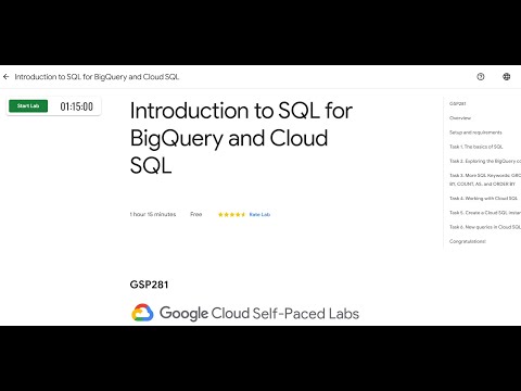 Introduction to SQL for BigQuery and Cloud SQL Solution | Google Cloud Arcade Facilitator Program 23