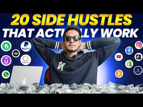 20 LAZIEST Side Income Hustle ideas with ZERO investment (2025) EASY 30$/Day
