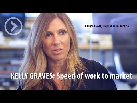 KELLY GRAVES: Speed of work to market