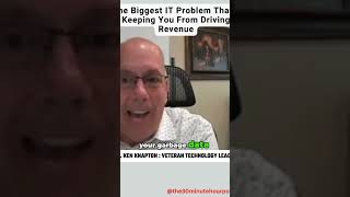 The Biggest IT Problem That’s Keeping You from Driving Revenue #TechSolutions #ITProblems#ITStrategy