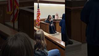 Ever wonder what goes on in a courtroom?🤔⚖️ #handsonlearning #collegeclasses #lawandorder