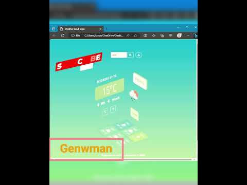 Weather app #creativecoding #coding #htmlcss #tutorial #html #code #css #webdesign #howto #shorts