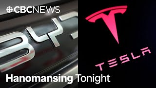 Tesla dethroned by China's BYD as top global EV maker | Hanomansing Tonight