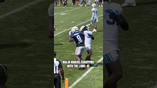Malik Nabers and Kerby Joseph getting chippy 🍿