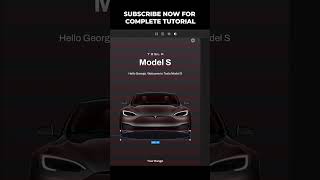 How to design a simple app with figma #uidesign #beginnerdesign #tesla #car #shorts