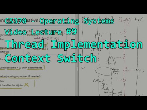 Thread implementation #4 - Context switch | cs370