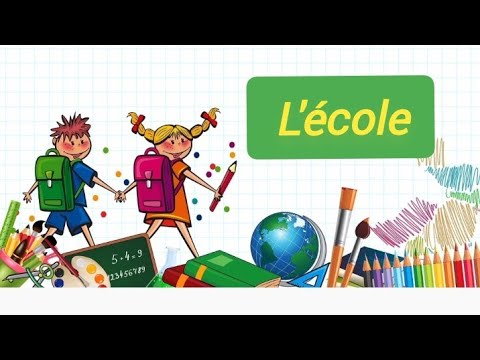 Le vocabulaire de lécole .المدرسة الرائدة